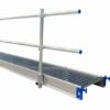 Loopbrug leuning 5 meter incl leuninghouders en kantplank
