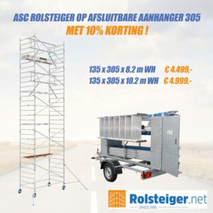 afsluitbare aanhanger ASC rolsteiger