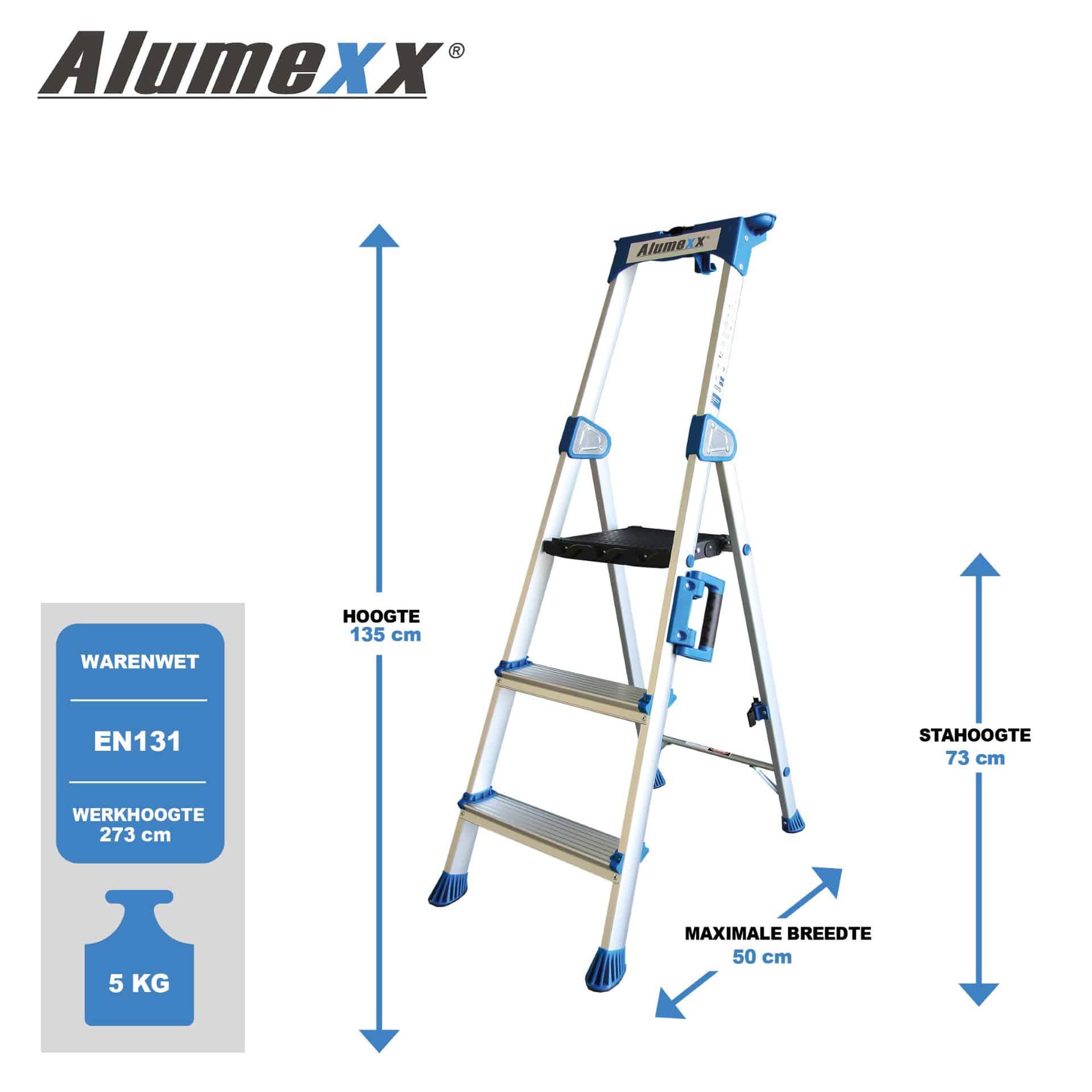 Trappenhuis Winkelier Wortel Alumexx UP huishoudtrap | Rolsteiger.net