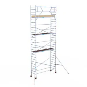 Rolsteiger Basic 90x305 9,2m werkhoogte tegen de gevel