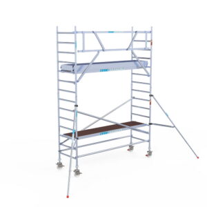 Rolsteiger Original  90x305 5,2m werkhoogte carbon vloer tegen de gevel