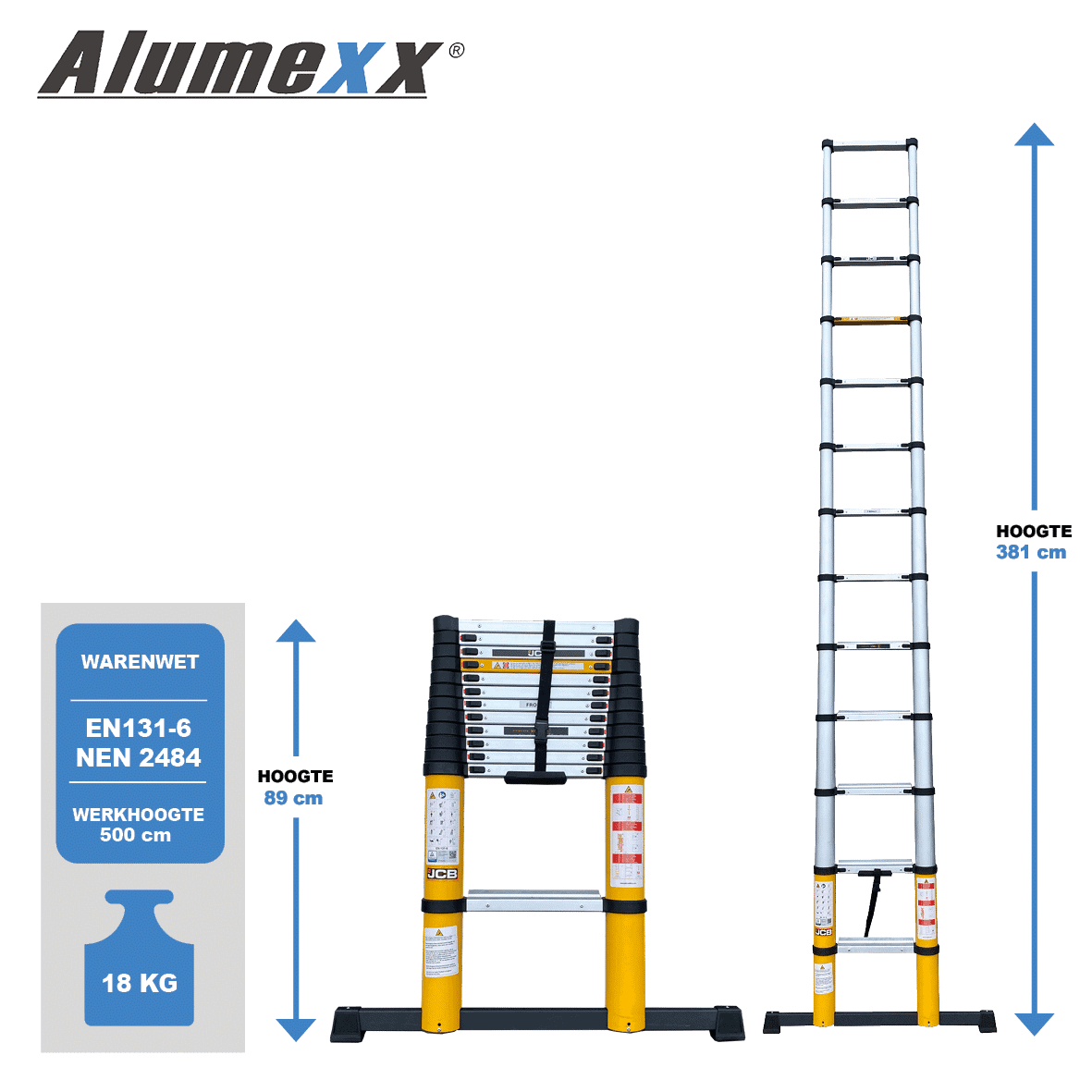 waarheid Reageer Gevoel van schuld Batavia Giraffe Air 2.6 Telescoopladder | Rolsteiger.net